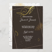 白素朴色 招待状 (正面/裏面)