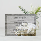 白素朴花リハーサルディナー招待状 招待状 (スタンド正面)