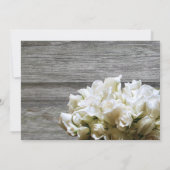 白素朴花リハーサルディナー招待状 招待状 (裏面)