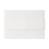 白素朴開花結婚式招待状 招待状ベリーバンド (裏面例)