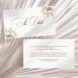 白素朴開花結婚詳細 エンクロージャーカード