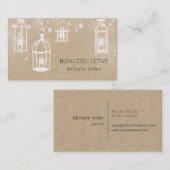 白素朴雪灯 名刺 (正面/裏面)