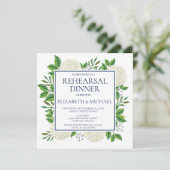 白素朴青あじさい水色リハーサル 招待状 (スタンド正面)