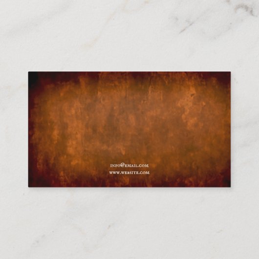 白素朴馬と茶色の写真ウマ科の 名刺 (裏面)