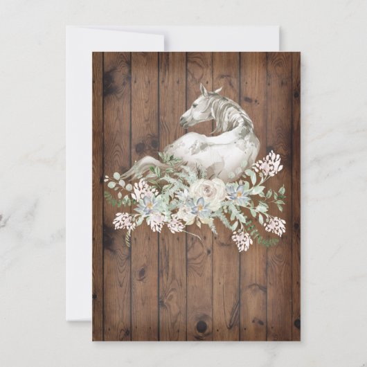 白素朴馬の誕生日パーティーへの招待 招待状 (裏面)