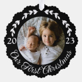 白素朴鹿〔雄ジカの〕枝角&バッファロープライド写真 オーナメントカード (裏面)