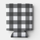 白素朴黒バッファローチェックパターンモノグラム 缶クーラー (裏面)