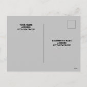 白素朴黒写真最高のパパ父の日 シーズンポストカード (裏面)