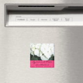 白紫陽花の日を保存 マグネット (インサイチュ (食洗機))