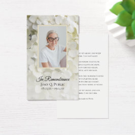 白紫陽花の花葬式祈りの言葉