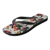 白紫陽花の蛾 ビーチサンダル (アングル)