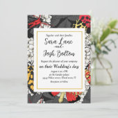 白紫陽花の蛾 招待状 (スタンド正面)