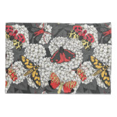白紫陽花の蛾 枕カバー (裏面-左)