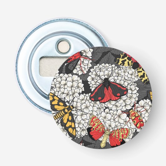 白紫陽花の蛾 栓抜き (正面)