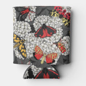 白紫陽花の蛾 缶クーラー (正面)