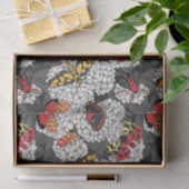 白紫陽花の蛾 薄葉紙 (ギフト)