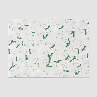 白紫陽花ティッシュペーパー 薄葉紙