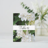白紫陽花テーブル席 ポストカード (スタンド正面)