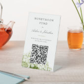 白紫陽花ハネムーン基金の寄付サイン 台座サイン (インサイチュ)