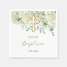 白紫陽花バプテスマ スタンダードカクテルナプキン