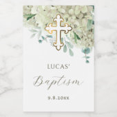 白紫陽花バプテスマ ワインラベル (シングルラベル)