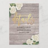 白紫陽花フローラ結婚詳細情報 エンクロージャーカード (裏面)