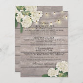 白紫陽花フローラ結婚詳細情報 エンクロージャーカード (正面/裏面)