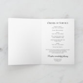 白紫陽花フローラ葬儀折り畳み プログラム (内部)