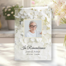 白紫陽花フローラ葬儀折り畳み プログラム