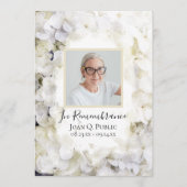 白紫陽花葬祭慰霊祭 プログラム (正面)