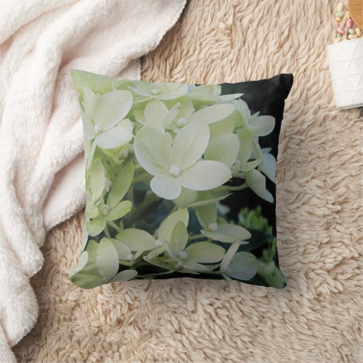 白紫陽花 | クッション (ブランケット)