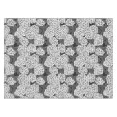 白紫陽花 テーブルクロス (正面(横))