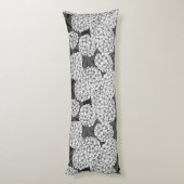 白紫陽花 ボディピロー (裏面 (縦))