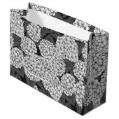 白紫陽花 ラージペーパーバッグ (正面アングル)