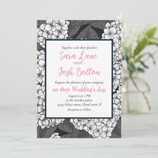 白紫陽花 招待状 (スタンド正面)