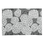 白紫陽花 枕カバー (正面右)