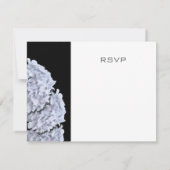 白紫陽花RSVP 出欠カード (裏面)