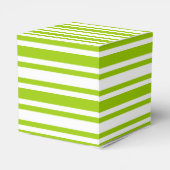 白結婚いカップケーキストライプの フェイバーボックス (裏面サイド)