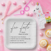 白結婚く洗った木に関するおもしろい ペーパープレート (パーティー)