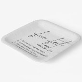 白結婚く洗った木に関するおもしろい ペーパープレート (傾斜あり)