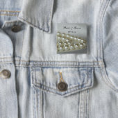 白結婚真珠 缶バッジ (インサイチュ)