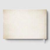 白結婚聖書のリングや輪 ゲストブック (裏面)