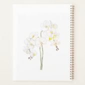 白絵を描い蘭の花 プランナー手帳 (裏面)