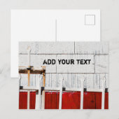 白絵を描壁 ポストカード (正面/裏面)