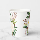 白絵を描牡丹 紙コップ (左)