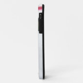 白絵を描花(中心がピンク) Case-Mate iPhoneケース (裏面/左)