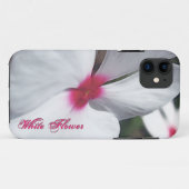 白絵を描花(中心がピンク) Case-Mate iPhoneケース (裏面(横))