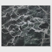 白絵画黒 ラッピングペーパー (フラット)