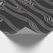 白線図形パターン ラッピングペーパー (角)