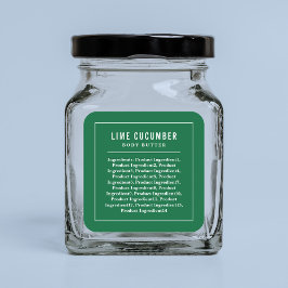 白縁ど線カスタム色成分ラベル スクエアシール